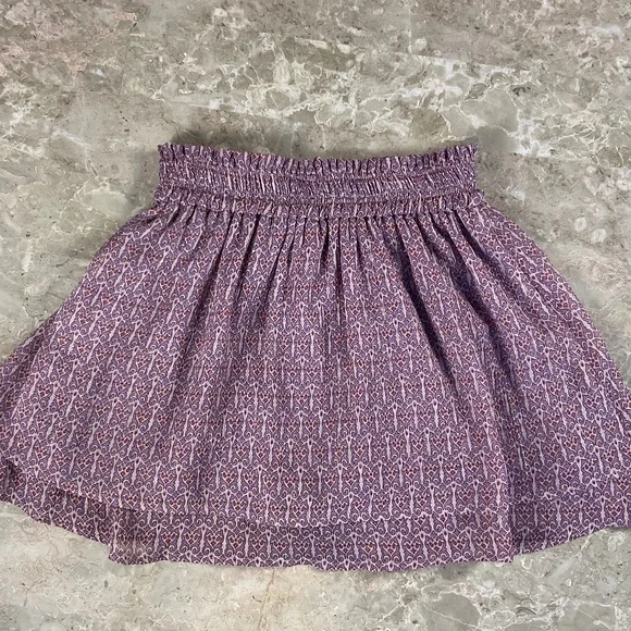 Zara Purple  Elastic Waist Skort Size  11-12 - Picture 2 of 5
